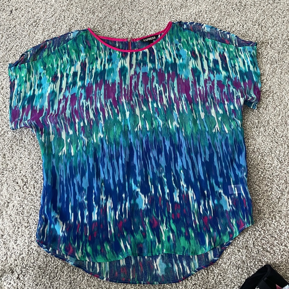 EXPRESS Open Shoulder Blouse